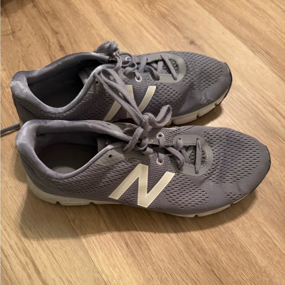 New Balance Light Gray Running Sneakers